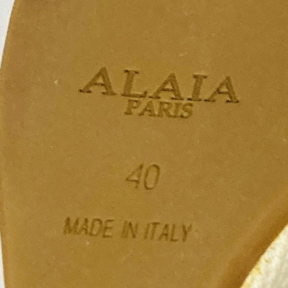 Alaia Wedge heel Sandal - Picture 7 of 10